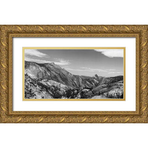 Yosemite III Gold Ornate Wood Framed Art Print with Double Matting by Eichman, Andre