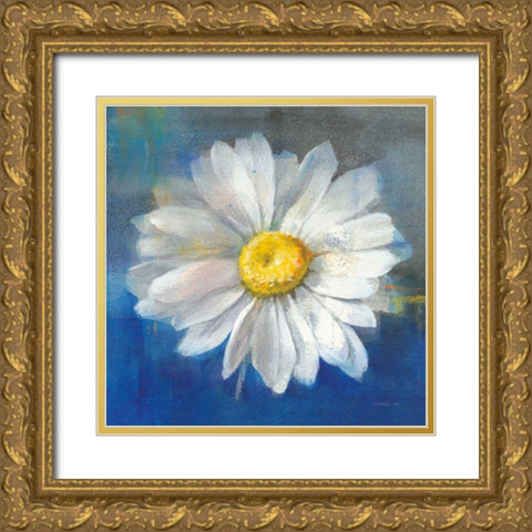 Boldest Bloom II Gold Ornate Wood Framed Art Print with Double Matting by Nai, Danhui