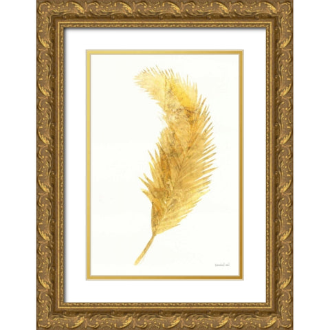 Palms of the Tropics IV Gold Gold Ornate Wood Framed Art Print with Double Matting by Nai, Danhui