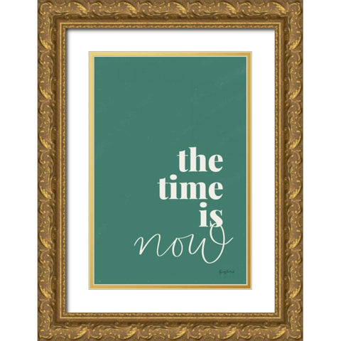Bright Home I Gold Ornate Wood Framed Art Print with Double Matting by Thorns, Becky