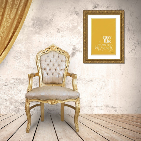 Bright Home III Gold Ornate Wood Framed Art Print with Double Matting by Thorns, Becky