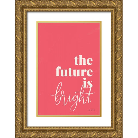 Bright Home IV Gold Ornate Wood Framed Art Print with Double Matting by Thorns, Becky