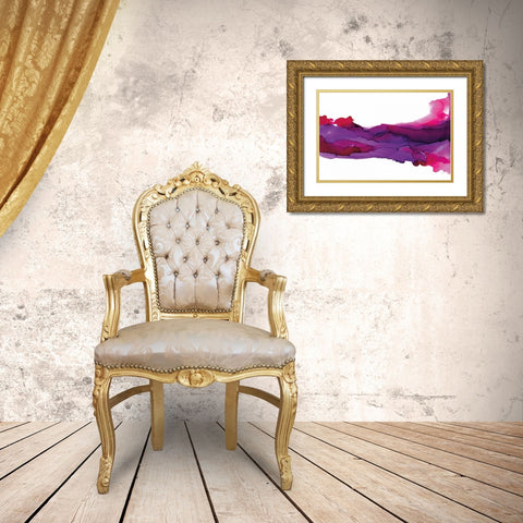 Shadows Gold Ornate Wood Framed Art Print with Double Matting by Paschke, Chris