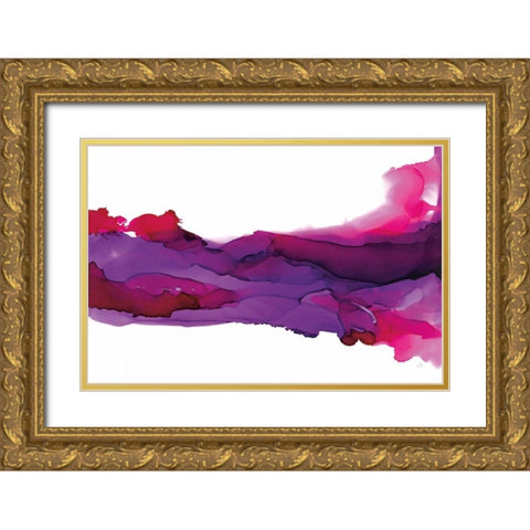 Shadows Gold Ornate Wood Framed Art Print with Double Matting by Paschke, Chris