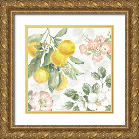 Citrus Charm VI Gold Ornate Wood Framed Art Print with Double Matting by Grove, Beth