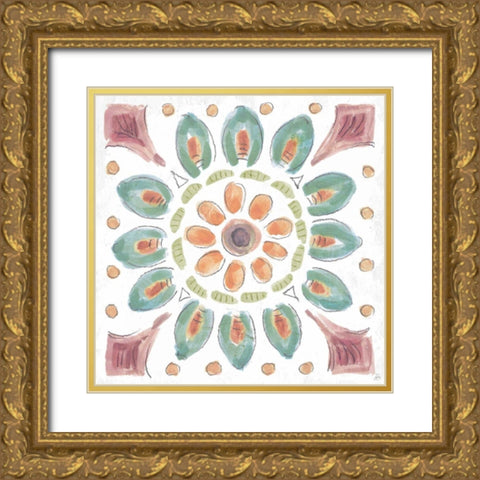 Desert Beauties XVII Gold Ornate Wood Framed Art Print with Double Matting by Brissonnet, Daphne