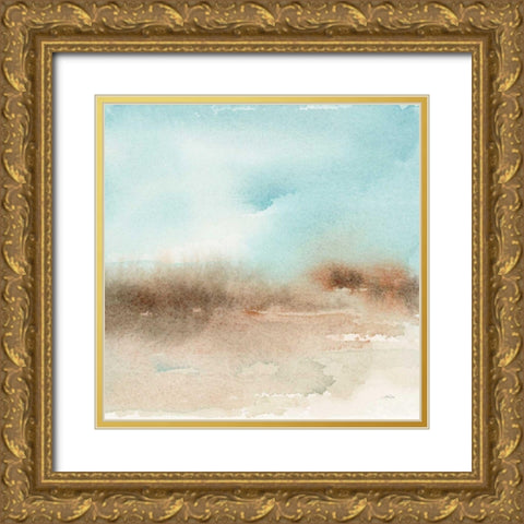 Desert Landscape II Gold Ornate Wood Framed Art Print with Double Matting by Pete, Katrina