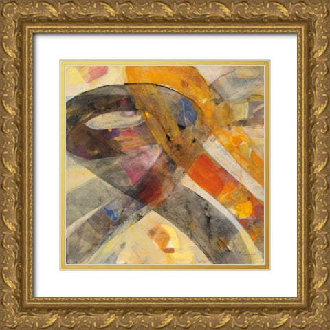 Boundless Energy I Gold Ornate Wood Framed Art Print with Double Matting by Hristova, Albena