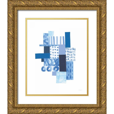 Build Me Up I Gold Ornate Wood Framed Art Print with Double Matting by Prahl, Courtney