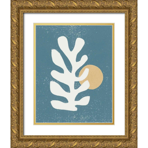 Matisse Homage II Gold Ornate Wood Framed Art Print with Double Matting by Hershey, Moira