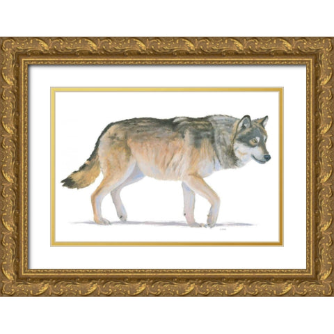 Northern Wild II Gold Ornate Wood Framed Art Print with Double Matting by Wiens, James