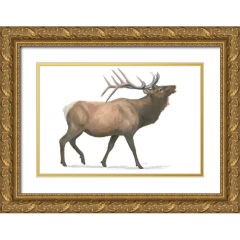 Northern Wild III Gold Ornate Wood Framed Art Print with Double Matting by Wiens, James