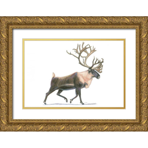 Northern Wild IV Gold Ornate Wood Framed Art Print with Double Matting by Wiens, James