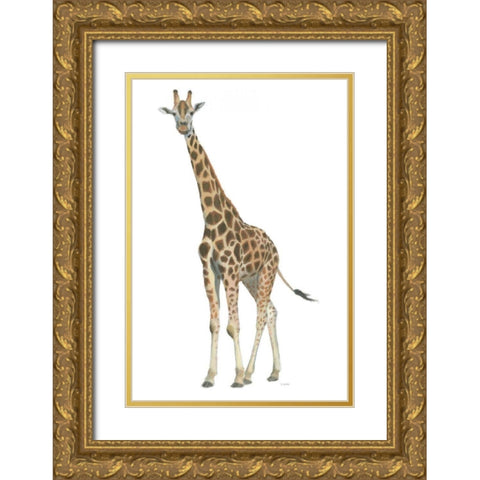 Wild and Free V Gold Ornate Wood Framed Art Print with Double Matting by Wiens, James