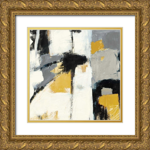 Yellow Catalina I Gold Ornate Wood Framed Art Print with Double Matting by Schick, Mike