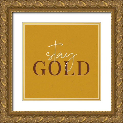 Daily Affirmations II Gold Ornate Wood Framed Art Print with Double Matting by Wild Apple Portfolio