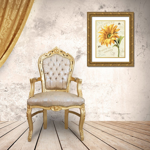 Under the Sun II Gold Ornate Wood Framed Art Print with Double Matting by Audit, Lisa