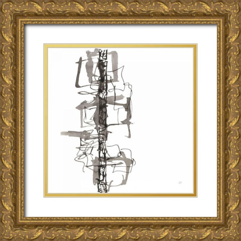 Rope Ladder I Gold Ornate Wood Framed Art Print with Double Matting by Paschke, Chris