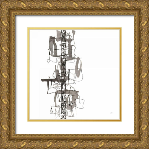 Rope Ladder II Gold Ornate Wood Framed Art Print with Double Matting by Paschke, Chris