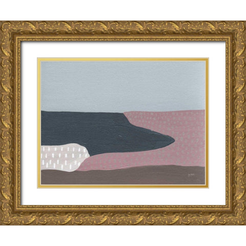 Winter Cove III Gold Ornate Wood Framed Art Print with Double Matting by Mack, Lynn