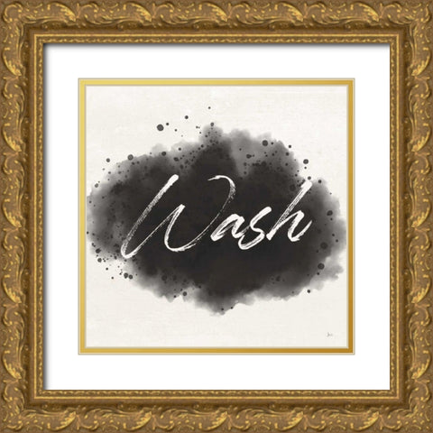 Laundry Splash I Gold Ornate Wood Framed Art Print with Double Matting by Aiken, Jess