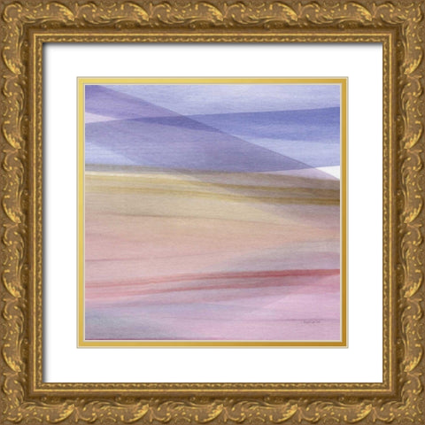 Soft Summer VI Gold Ornate Wood Framed Art Print with Double Matting by Charro, Mercedes Lopez