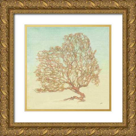 Sea Fern I Gold Ornate Wood Framed Art Print with Double Matting by Purinton, Julia
