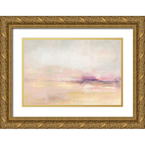 Light on the Water Gold Ornate Wood Framed Art Print with Double Matting by Nai, Danhui