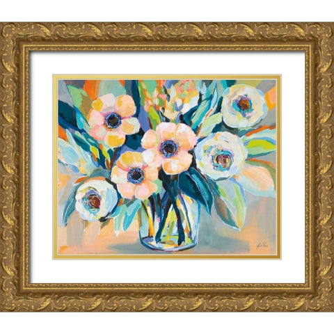 Optimism Gold Ornate Wood Framed Art Print with Double Matting by Vertentes, Jeanette