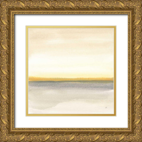 Flatland I Gold Ornate Wood Framed Art Print with Double Matting by Paschke, Chris