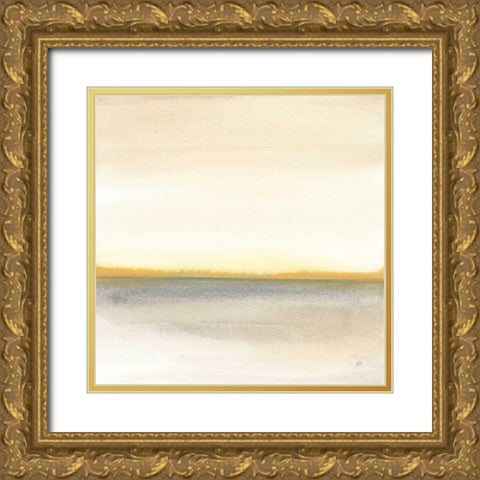 Flatland II Gold Ornate Wood Framed Art Print with Double Matting by Paschke, Chris
