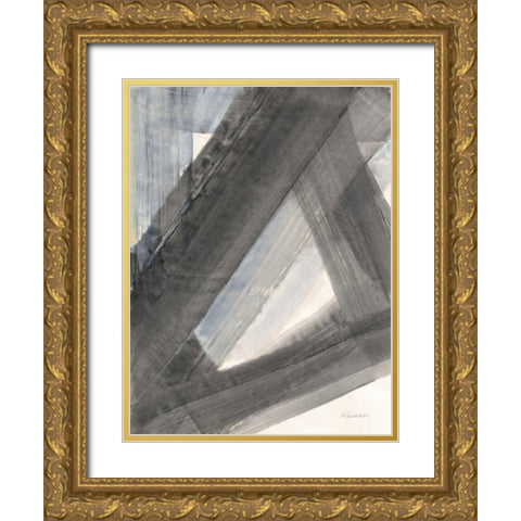 Under the Bridge I Gold Ornate Wood Framed Art Print with Double Matting by Hristova, Albena