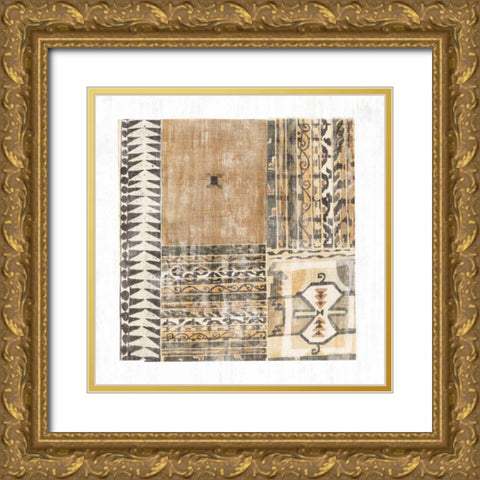 Fragments from Afar I Gold Ornate Wood Framed Art Print with Double Matting by Wild Apple Portfolio
