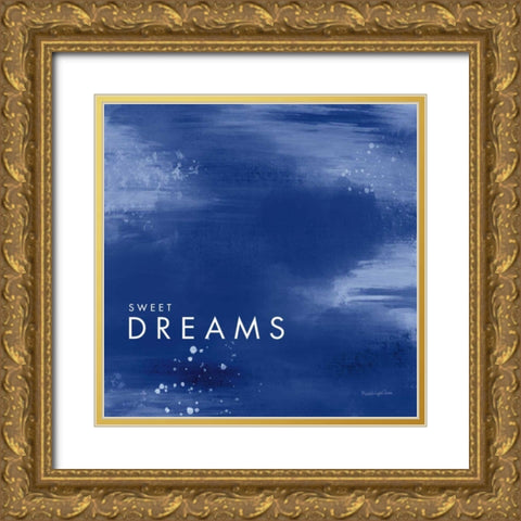 Dreams Gold Ornate Wood Framed Art Print with Double Matting by Charro, Mercedes Lopez