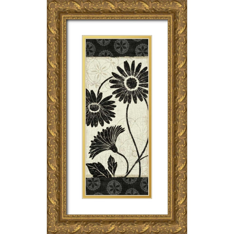 Influence III Gold Ornate Wood Framed Art Print with Double Matting by Brissonnet, Daphne