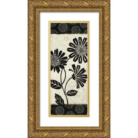 Influence IV Gold Ornate Wood Framed Art Print with Double Matting by Brissonnet, Daphne