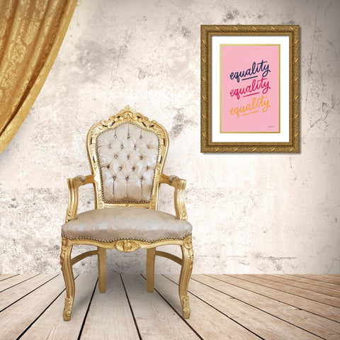 Rise Up III Gold Ornate Wood Framed Art Print with Double Matting by Thorns, Becky