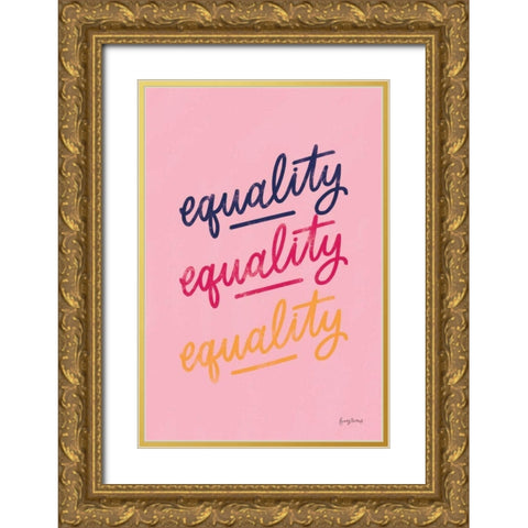 Rise Up III Gold Ornate Wood Framed Art Print with Double Matting by Thorns, Becky