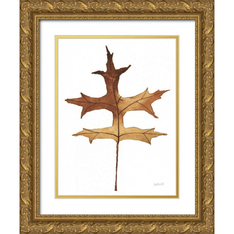 Colors of the Fall I Brown Gold Ornate Wood Framed Art Print with Double Matting by Tavoletti, Anne