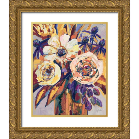 Fall Vision Gold Ornate Wood Framed Art Print with Double Matting by Vertentes, Jeanette