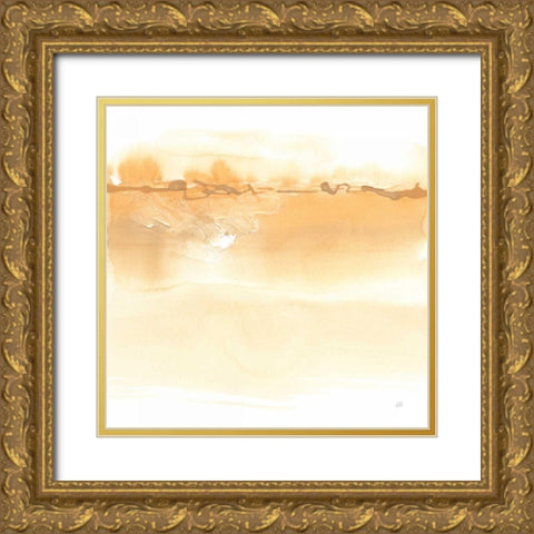 Neutral Turmeric I Gold Ornate Wood Framed Art Print with Double Matting by Paschke, Chris