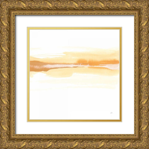 Tint Turmeric I Gold Ornate Wood Framed Art Print with Double Matting by Paschke, Chris