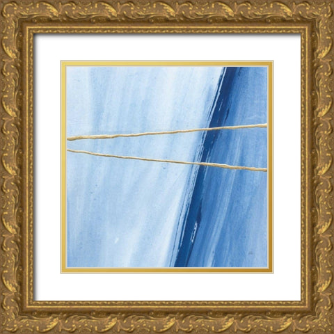 Geometrics II Gold Ornate Wood Framed Art Print with Double Matting by Paschke, Chris