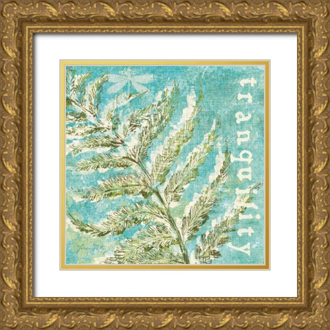 Spring Renewal I Gold Ornate Wood Framed Art Print with Double Matting by Petty, Lisa