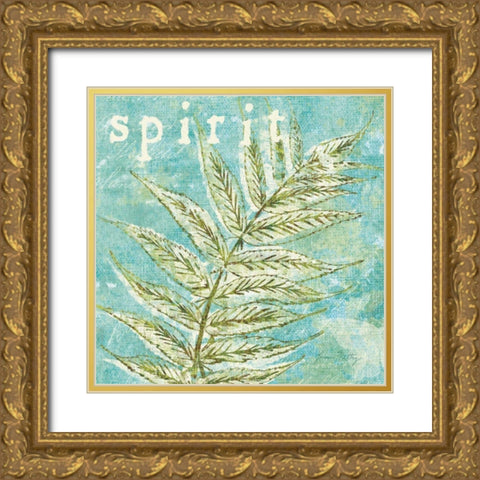 Spring Renewal IV Gold Ornate Wood Framed Art Print with Double Matting by Petty, Lisa