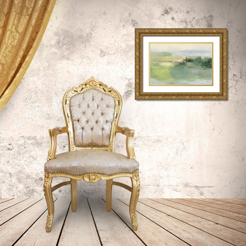 Gentle World Gold Ornate Wood Framed Art Print with Double Matting by Purinton, Julia