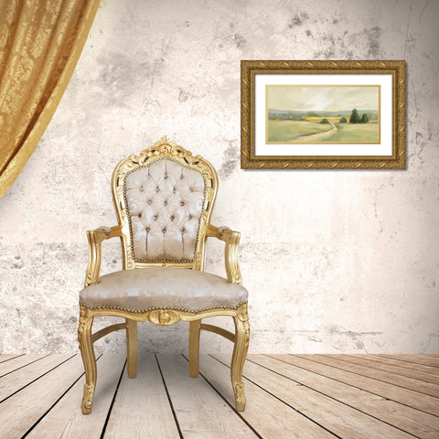 Sage Hills Gold Ornate Wood Framed Art Print with Double Matting by Vassileva, Silvia
