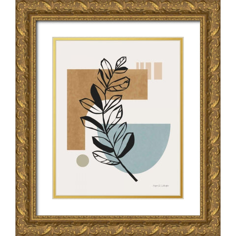 Scandi Farmhouse I Gold Ornate Wood Framed Art Print with Double Matting by Gallagher, Megan
