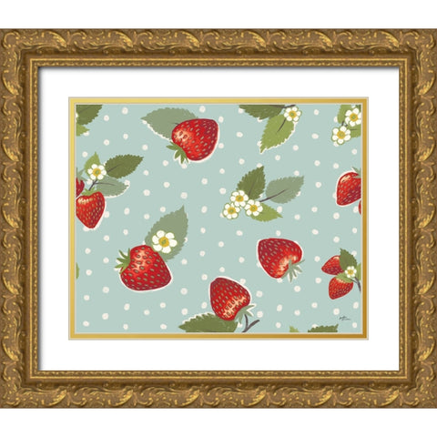 Sweet Life Step 04 Gold Ornate Wood Framed Art Print with Double Matting by Penner, Janelle