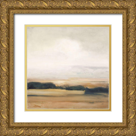 View from the Top Neutral Gold Ornate Wood Framed Art Print with Double Matting by Purinton, Julia